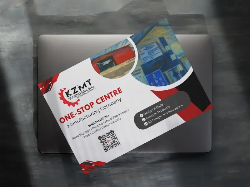 mockup company profile kzmt